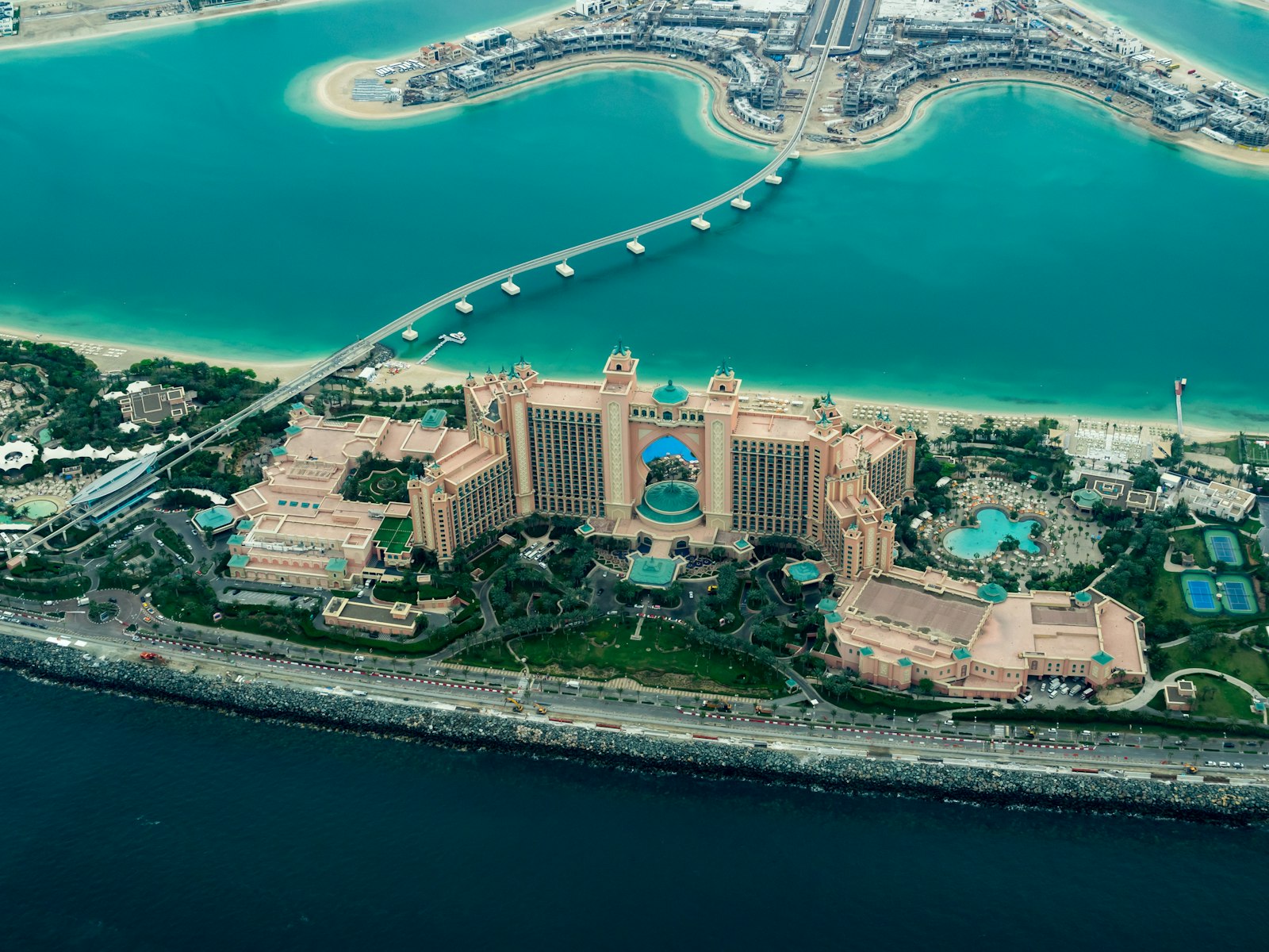Palm Jumeirah from the air